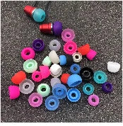 50pcs/lot Earphone Silicone Case Covers Soft Ear Tips For Headphones Ear Pads Cushion Caps Earbuds Replacement Accessories