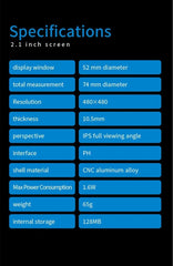 2.1 2.8 Inch IPS Secondary Screen 480x480 USB Water-Cooled Round LCD CPU GPU RAM HDD Monitoring NO AIDA64 MINI PC Gamer Display