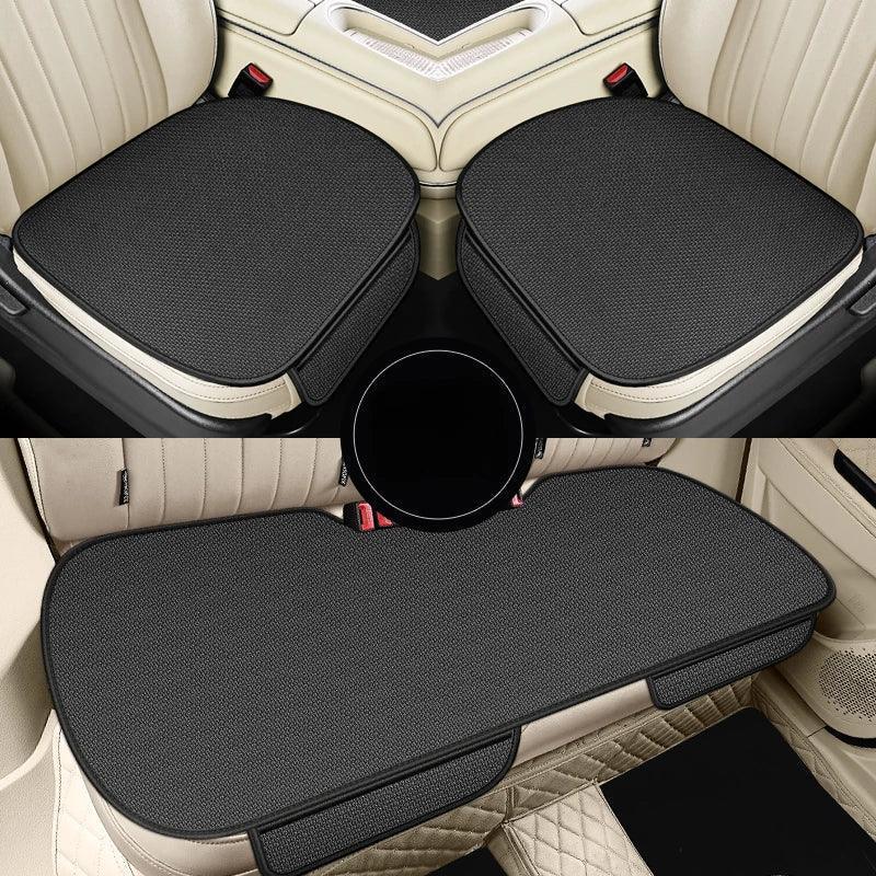 Summer Cool Car Seat Cover Cool Breathable Fabric Car Front Seat Cushion/Rear Seat Cushion/Three -piece - Mumzar