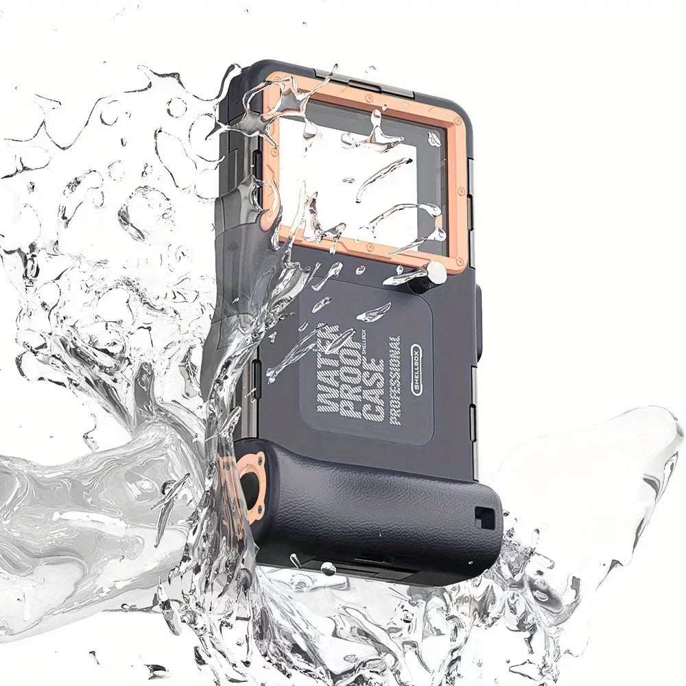 Waterproof Phone Case Holsters & 15m Diving 50ft Swimming Premium Protective Housing & Lanyard For iPhone Samsung 6.8" Phone