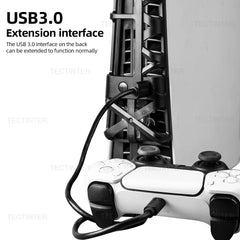 For PS5 Slim Cooling Fans Cooling Fan For Playstation 5 Slim Disc Edition/Digital With USB 3.0 Port For PS5 Accessories