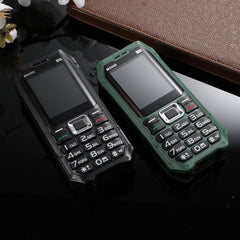 هاتف محمول متين M6000 GSM 2G Network 4 بطاقات SIM Magic Voice مقبس 3.5 مم شاشة 2.4 بوصة لوحة مفاتيح كبيرة هاتف محمول لكبار السن