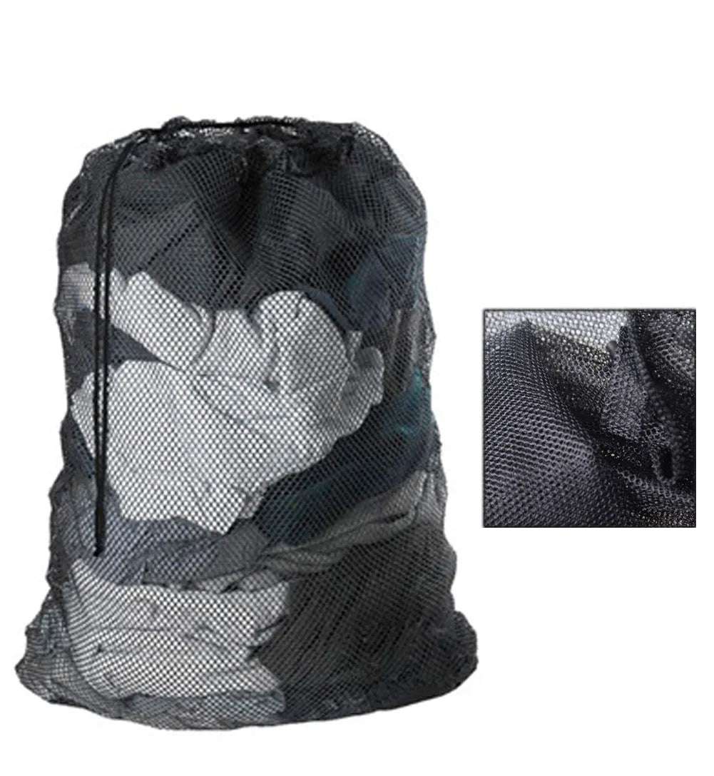 Large Size Laundry Mesh Bag Solid Color Drawstring Laundry Bag Anti-snagging Anti-deformation Mesh Clothes Washing Bag 60x90cm