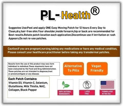 30 Patches Glutathione Whitening Transdermal Patches with Vitamin C - Skin Lightener - Dark Spot Remover