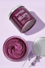 500g Lavender Body Scrub Shea Butter Exfoliating Deep Cleansing Dead Skin Removal Whitening Moisturizing Smooth Skin Body Care