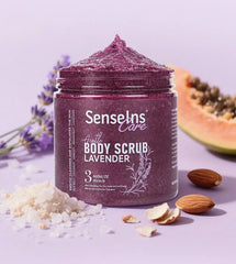 500g Lavender Body Scrub Shea Butter Exfoliating Deep Cleansing Dead Skin Removal Whitening Moisturizing Smooth Skin Body Care