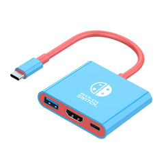 محول TUTI USB C إلى HDMI بدقة 4K/1080P يدعم وضع Switch TV Dock متوافق مع Steam Deck Nintendo Switch OLED
