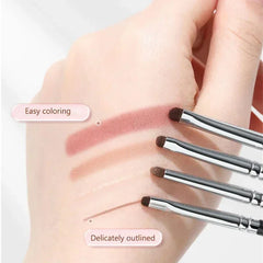 Small Angle Precise Detail Eyeshadow Brush Soft Horse Hair Eyelid Highlighter Lying Silkworm Makeup Brushes Eyes Make Up Tools