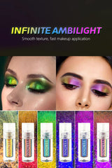 Chrome Shifting Pigments Chameleon Liquid Eyeshadow Shiny Long Lasting Multichrome High Eyeshadow Liquid Eye Makeup Art Cosmetic