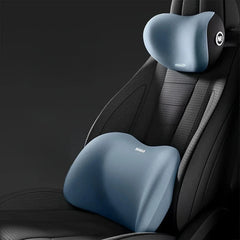 Ergonomic Memory Foam Car Seat Cushion - Lumbar Support & Neck Pillow For All-Season ComfortSynthetic Fiber Car Accessories