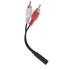 3.5mm Audio Aux Socket pole  male female Jack Plug To 2RCA 3 RCA male female Adapter 3RCA Audio video AV Cable Wire Cord
