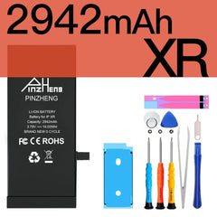 PINZHENG Real High Capacity Battery For iPhone 8 SE2020 6 6S 7 8Plus X Xs Max Xr Phone Replacement Batteries Warranty One Year