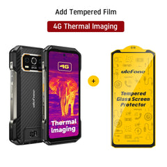 Ulefone Armor 27T 4G THERMAL BY FLIR® Rugged Phone 10600mAh Up to 24GB+256GB  6.78"FHD 120Hz Night Vision Android 14 Smartphone