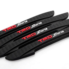 4Pcs Car Door Edge Anti-collision Strips Bumper Trim Sticker Accessories For Toyota Rav4 Corolla Chr Yaris Camry Cross Auris TRD