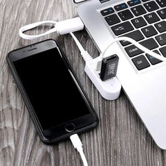 كابل تمديد شاحن موزع 5 فولت متعدد المنافذ من One for Three، كابل تمديد خارجي، موزع USB3.0