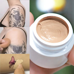 Waterproof Full Coverage Concealer for Tattoos, Scars - Natural Finish Foundation for All Skin Tones & Types