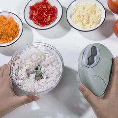 Home Kitchen Manual Ginger Grinder Garlic Mud Splasher Multifunctional Vegetable Cutter Handheld Meat Grinder Modern Minimalist