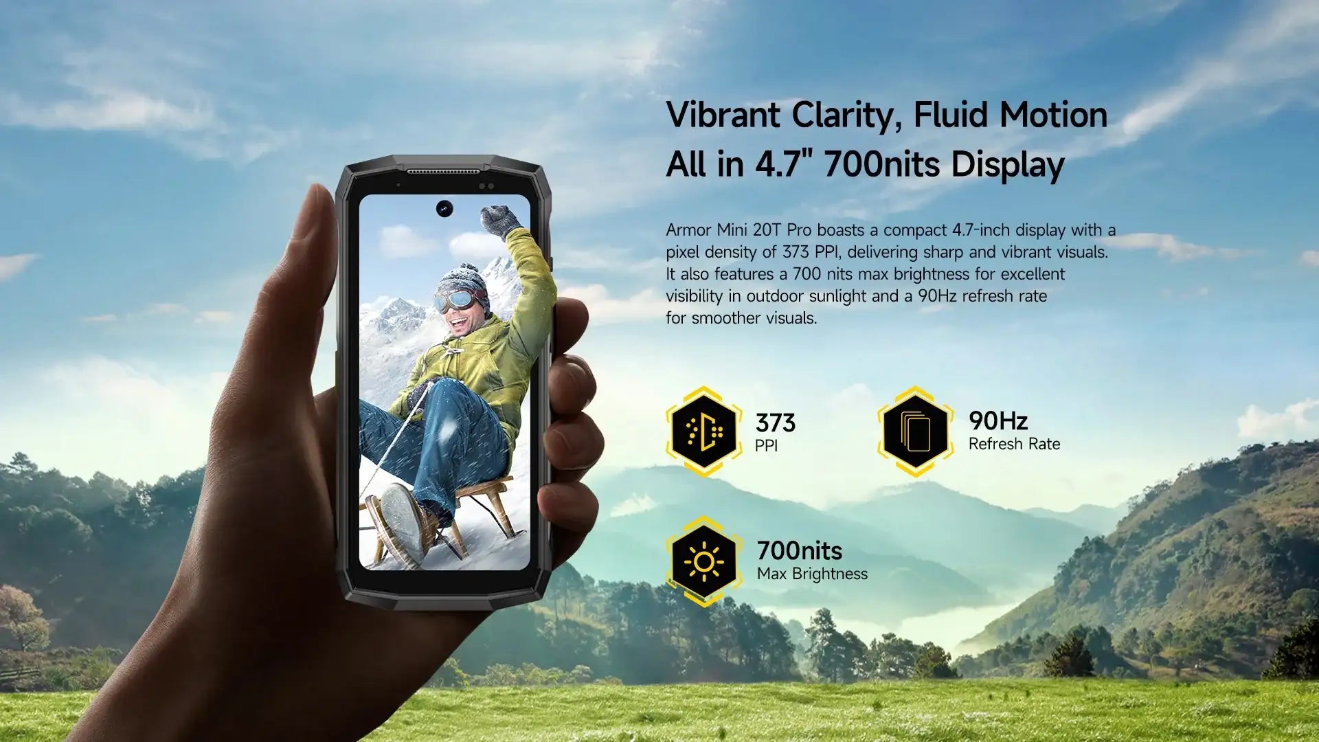 Ulefone Armor Mini 20 Pro 5G 4.7" Rugged Phone 64MP Night Camera Android 14 Smartphone 6200mAh 16GB+256GB Mobile phone LED