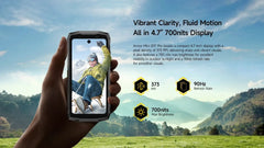 Ulefone Armor Mini 20 Pro 5G 4.7" Rugged Phone 64MP Night Camera Android 14 Smartphone 6200mAh 16GB+256GB Mobile phone LED