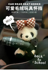 Car Interior Decoration Ornaments Car Mounted Gear Guard Decoration Panda Doll 2024 New Turn Signal Wiper Cartoon Doll