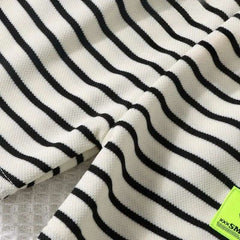 2Pcs Fashion Children Short Sleeve Shorts Sets Summer Kids Clothes Boys Baby Cotton Tee Pant Outfits Black and White Stripe