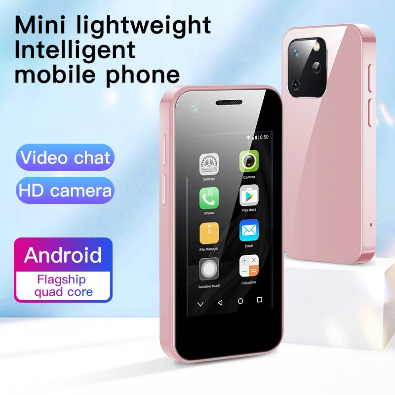 هاتف SOYES XS13 Mini يعمل بنظام Android9.0 وذاكرة وصول عشوائي (RAM) سعة 2 جيجابايت وذاكرة قراءة فقط (ROM) سعة 16 جيجابايت وبطاقة SIM مزدوجة وكاميرا بدقة 5 ميجابكسل ومتجر Google Play وهدايا صغيرة للهواتف الذكية