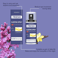 Refreshing Sleep Spray Insomnia Treatment Relieve Anxious Soothe Neurasthenia Fatigue Relax Nourishing Body Sleep Herbal Care