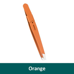 Eyebrow Tweezer 1 Piece Colorful Hair Beauty Fine Hairs Puller Stainless Steel Slanted Eye Brow Clips Removal Makeup Tools