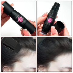 1pc Hairline Filling Cream Stick,Waterproof Matte Finish, Enhances Coverage,for Gray Roots & Thinning Hair Concealer with Brush