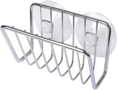 Sponge Holder For Kitchen Sink, Stainless Steel Suction Cup Sponge Caddy Kitchen Supplies Wall Mounted Sink Kitchen Organizer