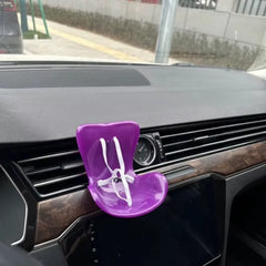 15-17cm Car Doll Seat Doll Safety Seat Cute Doll Air Outlet Aromatherapy Decoration Automobile Interior Ornament Accessorie Gift