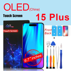PINZHENG High Quality Screen INCELL LCD OLED For iPhone 14 Pro 15 Plus 13 Pro Max Display For iPhone Replacement With Tools