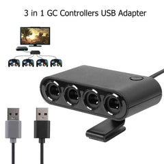 4 Ports Game Converter for GameCube GC Controller USB Adapter for Nintend Switch NGC/Wii u/PC Star Fighting Support Dropshipping