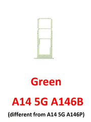 Sim Card Tray For Samsung Galaxy A14 4G A145 Phone New SIM Chip Micro SD Slot Adapter Holder For A14 5G A146 A146U