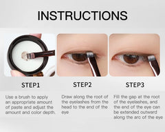 GECOMO Long Wear Matte Eyeliner Gel Cream, Quick Drying Waterproof Eyeliner Gel