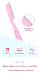 Eyebrow Razor Sturdy Perfect For Beginners Precise Grooming Versatile Tool Suitable For Both Men And Women Sharp Blade Compact