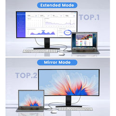 1080P HD VGA To HDMI-compatible Adapter With 3.5mm Audio Cable To HDTV Projector Video Audio Converter For PC Laptop Monitor