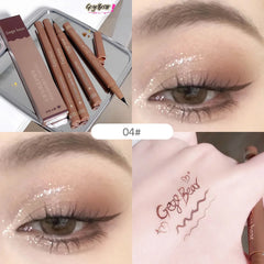 Gege Bear Liquid Eyeliner Pen Waterproof, Smudge-proof, Fast and Precise Makeup, Quick and Smooth Drying