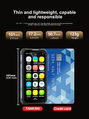 SERVO TANK500 IP68 هاتف ذكي صغير مقاوم للماء 4G LTE Android 12 RAM 6GB ROM 128GB PTT Network Intercom هواتف ذكية صغيرة متينة