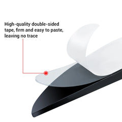 4Pcs Car Door Edge Anti-collision Strips Bumper Trim Sticker Accessories For Toyota Rav4 Corolla Chr Yaris Camry Cross Auris TRD