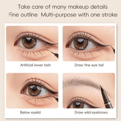 Smooth Very Fine Eyeliner Pen Longacting Quickdrying Waterproof Eyeliner Pen Suitable For Beginners Girls Holiday Gifts