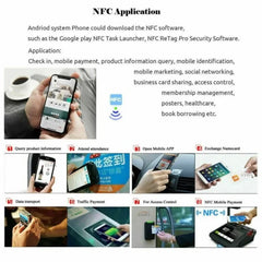 10PCS NTAG215 Blank NFC Cards PVC Tags NFC215 13.56Mhz TagMo Waterproof RFID NFC Phone 504 bytes
