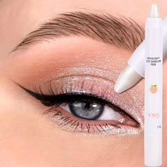 1PC Highlight Waterproof and Sweatproof Glitter Eyeshadow Pencil Good Texture Durable Eye Shadow Stick Strobe Matte Highlighter