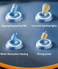 Hot Sales Waterproof Fully Automatic Water Gun Toys With Light Water Pistol Spray Blaster Absorbing Summer Pool Toys For Kids