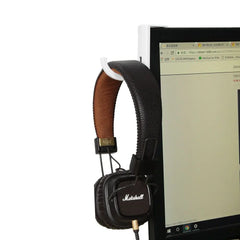 1PC Earphone holder Headphone Headset Hanger Holder Hook With Tape Sticker for Desk PC Display Monitor headphone Accessories