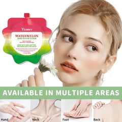 Watermelon Cool Scrub Cream Clean Exfoliating Scrub Flavored Cream Refreshing Frosted Cream Watermelon Scrub Fruit Moisturi O8S2
