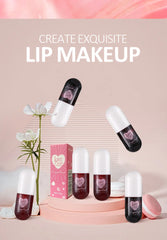 Dragonranee Lip Dye Liquid Lip Glaze Cute Waterproof Non-Stick Liquid Lipstick 6 Colors Available
