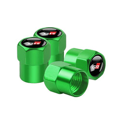 4PCS Car Badge Wheel Tires Valve Caps Metal Tyre Dust Covers For Toyota Fortuner Chr Verso Prius Hiace Trd Yaris Corolla Camry