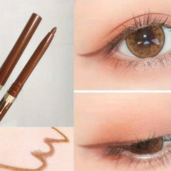 Smooth Eyeliner Gel Pencil Waterproof Long-lasting Ultra-fine Natural Soft Non-Smudge Black Brown Eyeliner Pen Makeup for Eyes