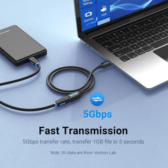 كابل تمديد Vention USB 3.0 ذكر إلى أنثى كابل تمديد USB 3.0 عالي السرعة ممتد لأجهزة الكمبيوتر المحمولة كابل تمديد USB 2.0
